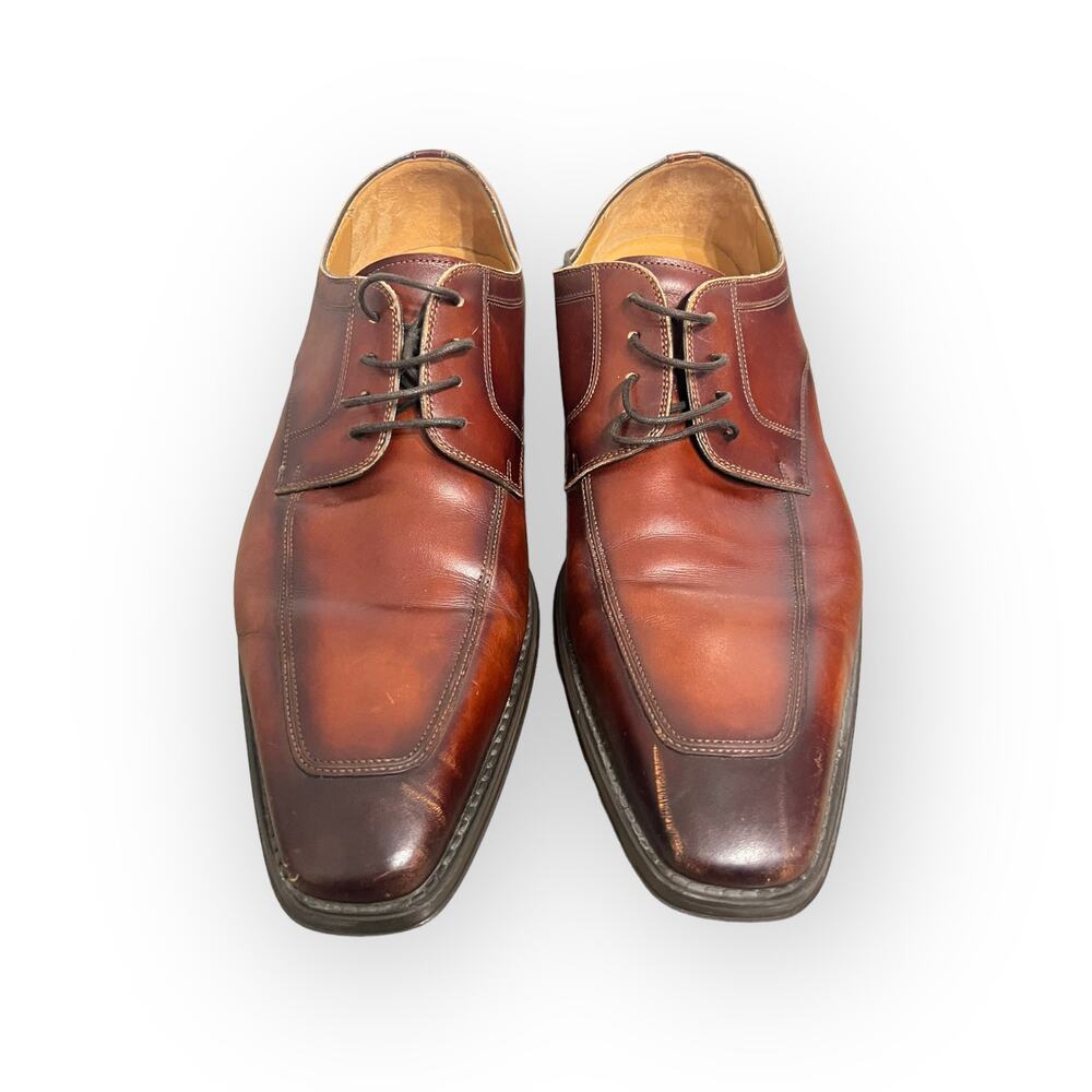 Magnanni Men's Dress Shoe Leather Brown SIZE 9
